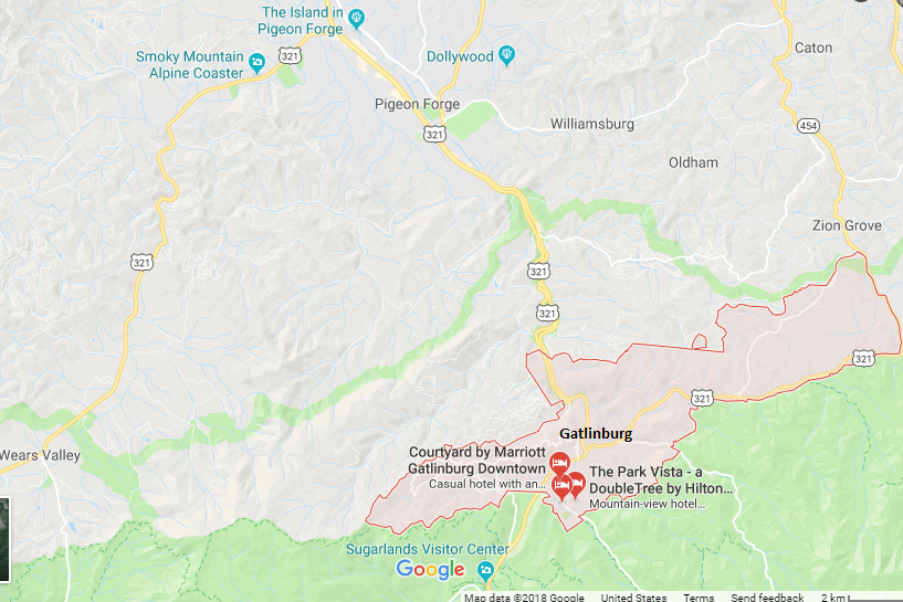 Gatlinburg and Piegon Forge