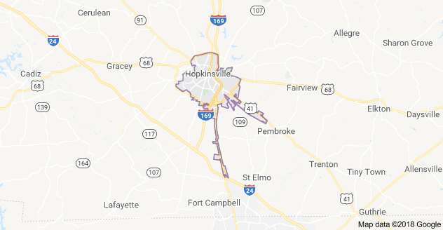 Hopkinsville Map